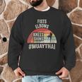 Women's Retro Muay Thai Martial Arts Fighter Graphic Men Graphic Sweatshirt Women's Retro Muay Thai Martial Arts Fighter Graphic Men Graphic Sweatshirt