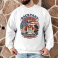 Backyard BBQ Dad Grill Boss Patriotic Fourth Of July Barbecu Men Graphic Sweatshirt Backyard BBQ Dad Grill Boss Patriotic Fourth Of July Barbecu Men Graphic Sweatshirt