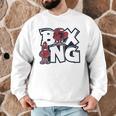 Boxing Professional Boxer Muay Thai Kickboxer Fan Boxing Men Graphic Sweatshirt
