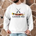 Canoe Maryland Raglan Baseball Tee Men Graphic Sweatshirt