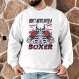 Don't Mess With A Boxer Kickboxer Fan Muay Thai Boxing Men Graphic Sweatshirt Don't Mess With A Boxer Kickboxer Fan Muay Thai Boxing Men Graphic Sweatshirt