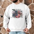 Drum Kit With American Flag Graphic For Musicians Men Graphic Sweatshirt Drum Kit With American Flag Graphic For Musicians Men Graphic Sweatshirt