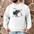 Drum Kit Drummer Band Musical Instrument Rock Music Raglan Baseball Tee Men Graphic Sweatshirt Drum Kit Drummer Band Musical Instrument Rock Music Raglan Baseball Tee Men Graphic Sweatshirt