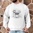 Drum Kit Premium Tri-Blend Men Graphic Sweatshirt Drum Kit Premium Tri-Blend Men Graphic Sweatshirt