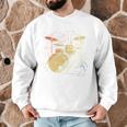 Drum Kit Retrowave Drums Men Graphic Sweatshirt Drum Kit Retrowave Drums Men Graphic Sweatshirt