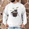 Drummer Drum Kit Premium Tri-Blend Men Graphic Sweatshirt