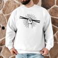 Drummer Drum Kit Rock & Roll Music Drummer Men Graphic Sweatshirt
