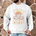I'm Retired My Only Boss Is My Drum Kit Drums Drummer Raglan Baseball Tee Men Graphic Sweatshirt I'm Retired My Only Boss Is My Drum Kit Drums Drummer Raglan Baseball Tee Men Graphic Sweatshirt