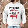Kids My Daddy Smells Like BBQ Grilling Dad BBQ Dad Master Grill Men Graphic Sweatshirt