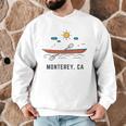 Monterey California Kayak Canoe Paddling Outdoor Men Graphic Sweatshirt