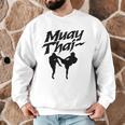 Muay Thai Boxing Martial Arts Fighter Men Graphic Sweatshirt