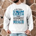 Swim Coach Swimming Coach Men Graphic Sweatshirt Swim Coach Swimming Coach Men Graphic Sweatshirt