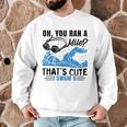 Swimmer Swimming Men Graphic Sweatshirt