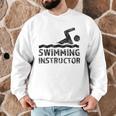 Swimming Instructor Lesson Swim Coach Men Graphic Sweatshirt Swimming Instructor Lesson Swim Coach Men Graphic Sweatshirt