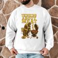 Thinking About Meat BBQ Dad Humor Raglan Baseball Tee Men Graphic Sweatshirt
