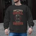 BBQ Dad Don't Touch My Grill Or My Daughter Men Graphic Sweatshirt, trending gift