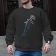 Beautiful Colors Swimming Hammerhead Shark Lovers Men Graphic Sweatshirt, trending gift