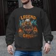Bigfoot Legend Of The Grill BBQ Dad Father Day 2026 Men Graphic Sweatshirt, trending gift