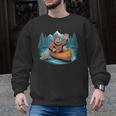 Canoe Art For Men Women Canoeing Canoe Kayak Lover Men Graphic Sweatshirt, trending gift