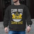 Canoe Beer Campfire Repeat Kayak Canoe Men Graphic Sweatshirt, trending gift