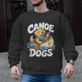 Canoe Dogs Golden Retriever Paddling Graphic Men Graphic Sweatshirt, trending gift