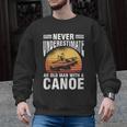 Canoe Old Man Sleeveless Men Graphic Sweatshirt, trending gift