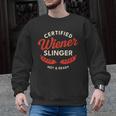 Certified Wiener Slinger BBQ Dad 4th Of July Men Graphic Sweatshirt, trending gift