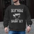 Cool Drummer Art Men Dad Drum Set Player Drum Kit Musician Men Graphic Sweatshirt, trending gift