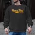 Distressed Muay Thai Kickboxing MMA BJJ Thailand T-Shirt Men Graphic Sweatshirt, trending gift