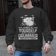 Drummer Drum Kit Saying Drummer Men Graphic Sweatshirt, trending gift