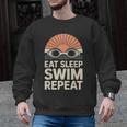 Eat Sleep Swim Repeat Swimmer Swimming Men Graphic Sweatshirt, trending gift Eat Sleep Swim Repeat Swimmer Swimming Men Graphic Sweatshirt, trending gift