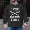 Flipping Awesome BBQ Dad Shirt Grilling Father's Day Men Graphic Sweatshirt, trending gift Flipping Awesome BBQ Dad Shirt Grilling Father's Day Men Graphic Sweatshirt, trending gift