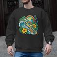 Green Sea Turtle Surfs Past a Canoe Paddle Sleeveless Men Graphic Sweatshirt, trending gift Green Sea Turtle Surfs Past a Canoe Paddle Sleeveless Men Graphic Sweatshirt, trending gift