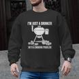 I'm Just A Drinker With A Smoking Problem BBQ Dads Grilling Men Graphic Sweatshirt, trending gift