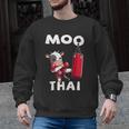 Moo Thai Muay Thai Thai Boxing For Kids Muay Thai Cow Men Graphic Sweatshirt, trending gift Moo Thai Muay Thai Thai Boxing For Kids Muay Thai Cow Men Graphic Sweatshirt, trending gift