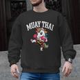Muay Thai Art For Girls Kids Women Mixed Martial Arts Men Graphic Sweatshirt, trending gift