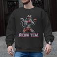 Muay Thai Cat Meow Thai Boxing Men Graphic Sweatshirt, trending gift Muay Thai Cat Meow Thai Boxing Men Graphic Sweatshirt, trending gift