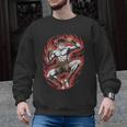 Muay Thai Elbow Strike Silhouette Minimal Clean Sport Men Graphic Sweatshirt, trending gift Muay Thai Elbow Strike Silhouette Minimal Clean Sport Men Graphic Sweatshirt, trending gift
