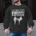Muay Thai Fighter Boxing Martial Arts Men Graphic Sweatshirt, trending gift