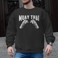 Muay Thai Fighter Fists MMA Club Martial Arts Fighting Coach Men Graphic Sweatshirt, trending gift