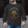 Muay Thai Fighter Vintage Tee Twin Tiger Art Of 8 Limbs Men Graphic Sweatshirt, trending gift Muay Thai Fighter Vintage Tee Twin Tiger Art Of 8 Limbs Men Graphic Sweatshirt, trending gift