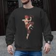 Muay Thai Girl Anime Japan Thaiboxer Kickboxing Muay Thai Men Graphic Sweatshirt, trending gift