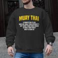 Muay Thai Martial Arts Combat Sports Men Graphic Sweatshirt, trending gift