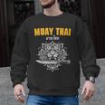 Muay Thai Sak Yant MMA Tattoo Tiger Lion Knife Martial Art Men Graphic Sweatshirt, trending gift