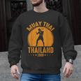 Muay Thai Thailand 1968 Slogan Sport Men Graphic Sweatshirt, trending gift