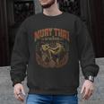 Muay Thai Vintage Thai Boxing Warrior Art Of 8 Limbs Men Graphic Sweatshirt, trending gift