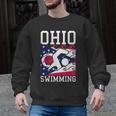 Ohio Flag Swimming Team Swim Swimmer US State Men Graphic Sweatshirt, trending gift