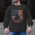 Patriotic Drum Kit Silhouette American Flag Men Graphic Sweatshirt, trending gift Patriotic Drum Kit Silhouette American Flag Men Graphic Sweatshirt, trending gift
