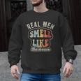 Real Men Smell Like Barbecue Grilling BBQ Dad Graphic Men Graphic Sweatshirt, trending gift Real Men Smell Like Barbecue Grilling BBQ Dad Graphic Men Graphic Sweatshirt, trending gift