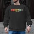 Retro Swimming Vintage Swimming Swimmer Men Graphic Sweatshirt, trending gift Retro Swimming Vintage Swimming Swimmer Men Graphic Sweatshirt, trending gift